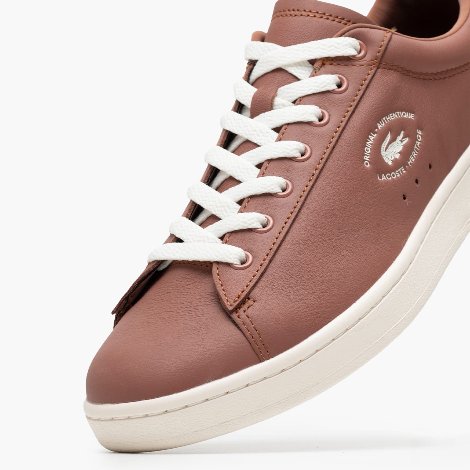 Ανδρικά Παπούτσια Casual Carnaby.Set.1 Καφέ Δέρμα Lacoste