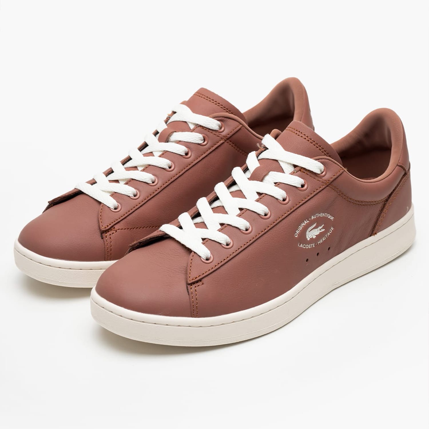 Men Casual Shoes Carnaby.Set.1 Brown Leather Lacoste Men Casual Shoes Carnaby.Set.1 Brown Leather Lacoste