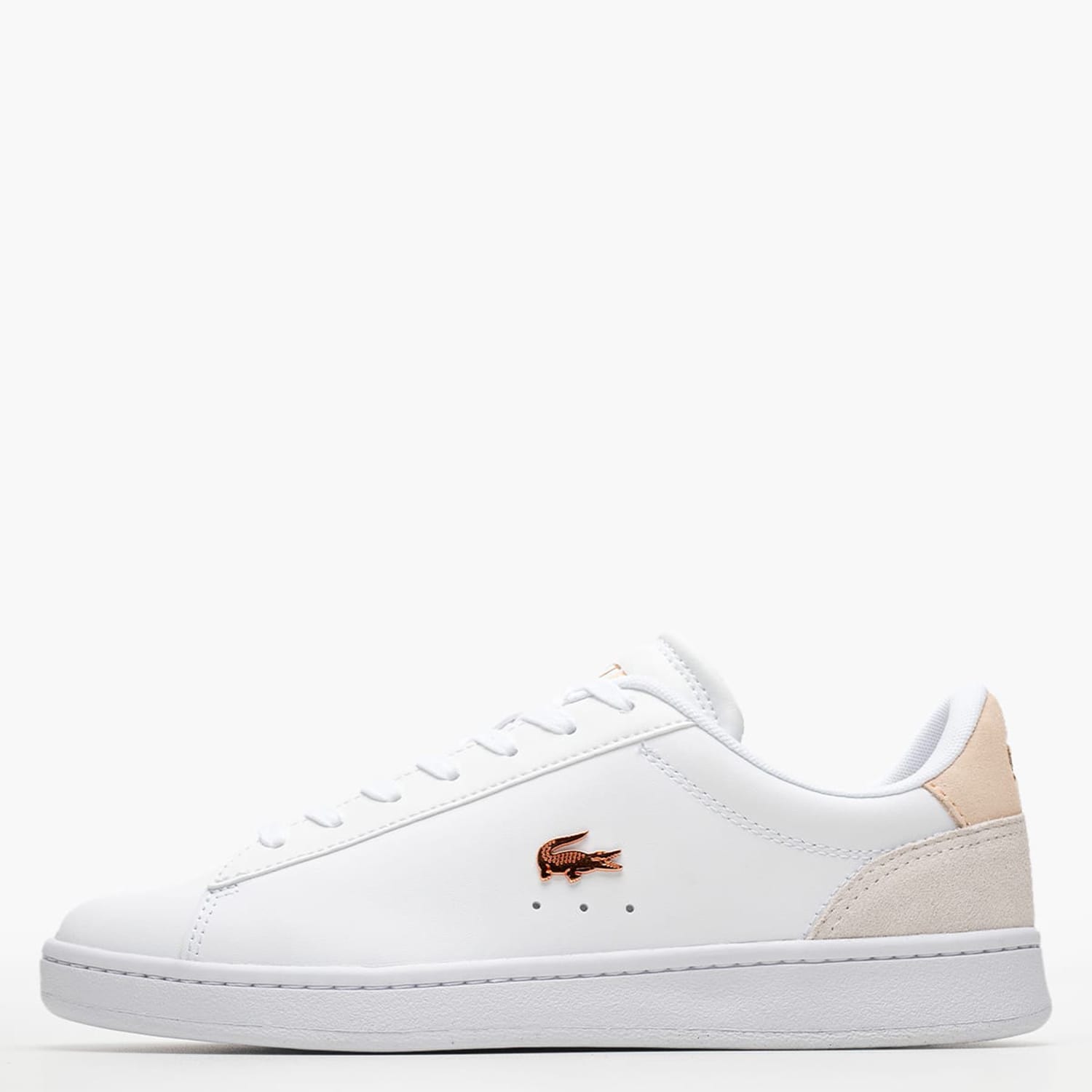 Γυναικεία Παπούτσια Casual Carnaby.Set24 Άσπρο Δέρμα Lacoste