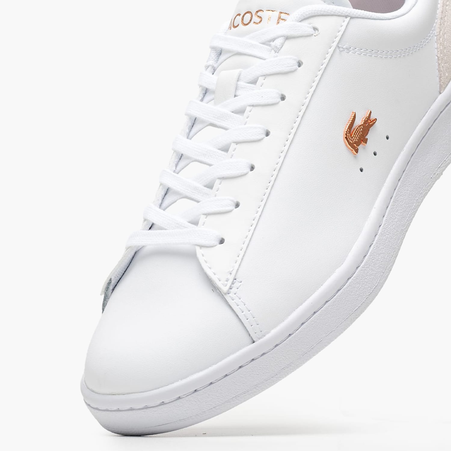 Γυναικεία Παπούτσια Casual Carnaby.Set24 Άσπρο Δέρμα Lacoste