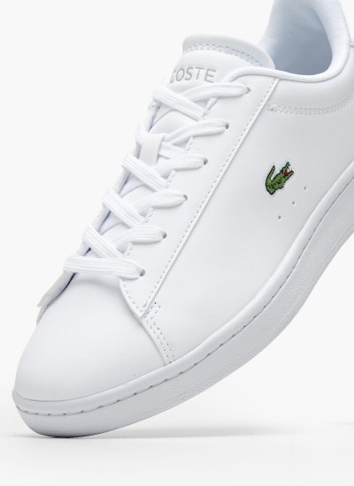 Γυναικεία Παπούτσια Casual Court.Zero Μπεζ Δέρμα Lacoste