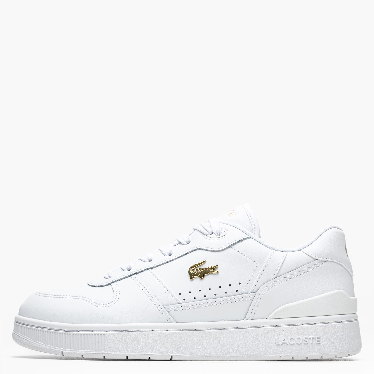 Γυναικεία Παπούτσια Casual Clip.Set.2 Άσπρο Δέρμα Lacoste