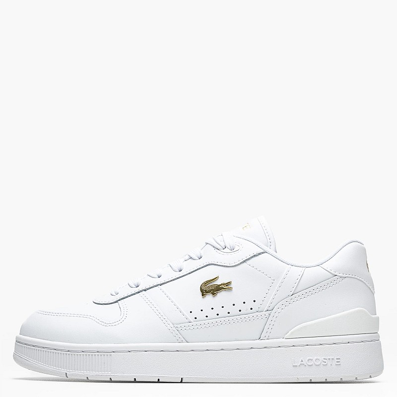 Γυναικεία Παπούτσια Casual Clip.Set.2 Άσπρο Δέρμα Lacoste