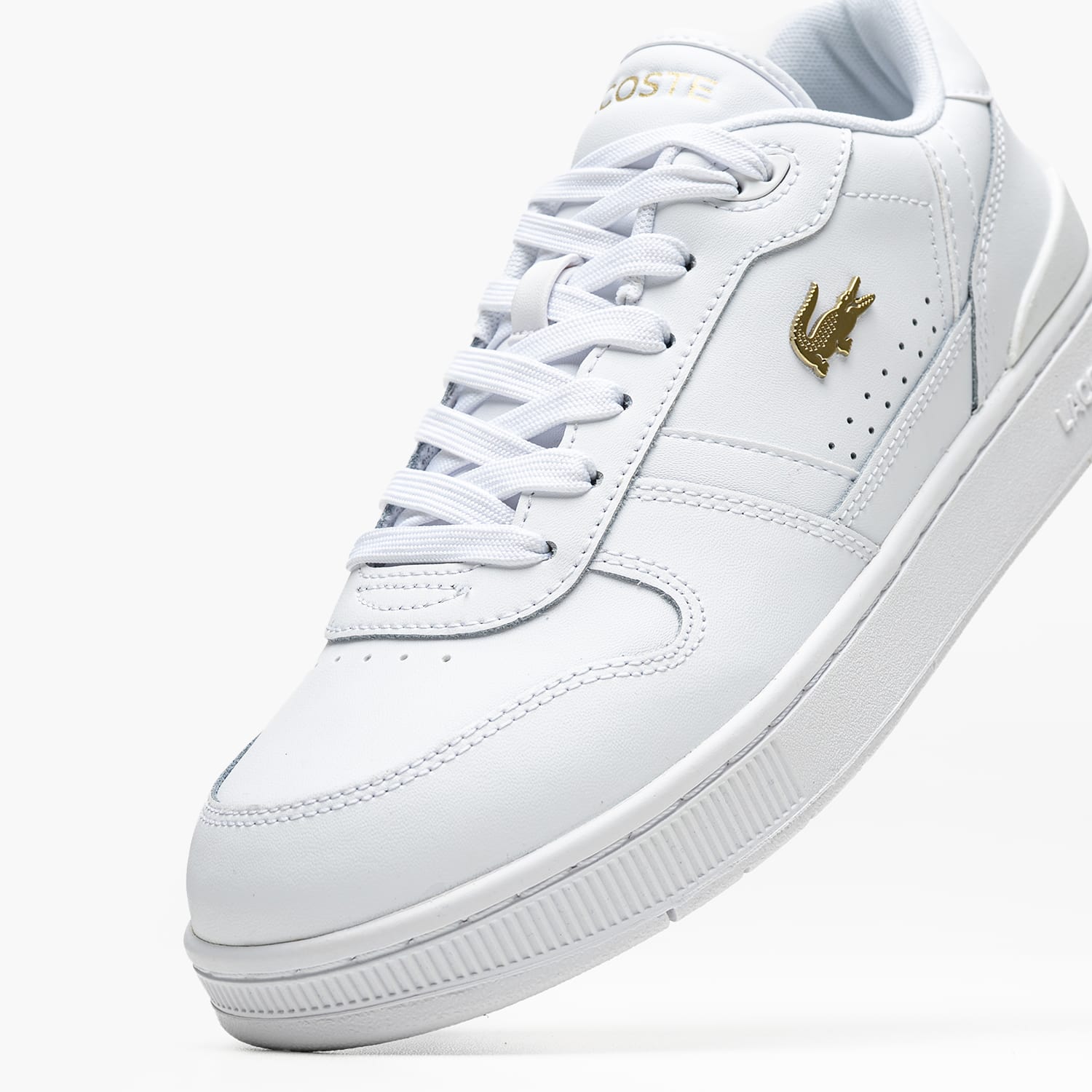 Γυναικεία Παπούτσια Casual Clip.Set.2 Άσπρο Δέρμα Lacoste