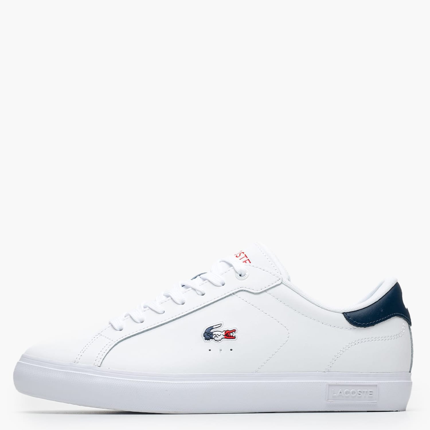 Ανδρικά Παπούτσια Casual Court.125 Άσπρο Δέρμα Lacoste