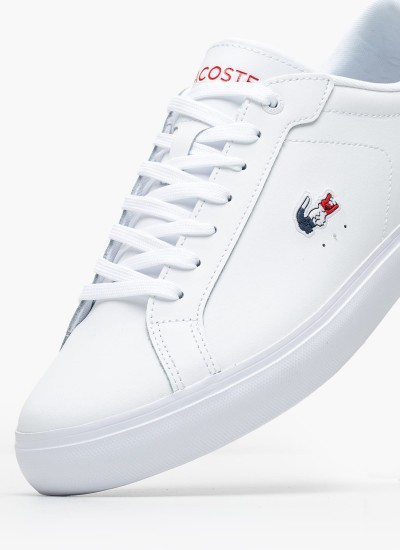 Ανδρικές Κάλτσες RA2912 Άσπρο Βαμβάκι Lacoste