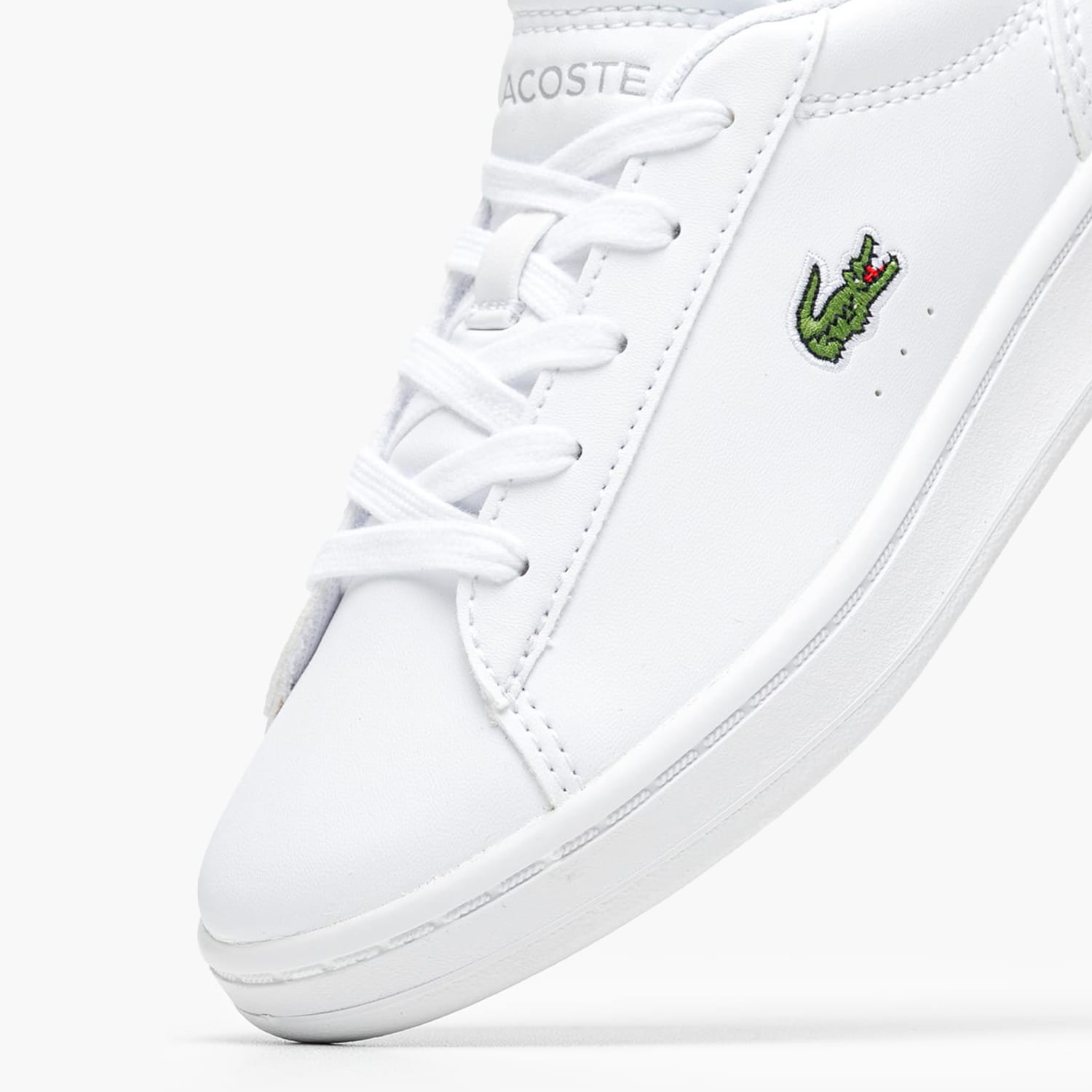 Παιδικά Παπούτσια Casual Court.Carnaby Άσπρο ECOleather Lacoste