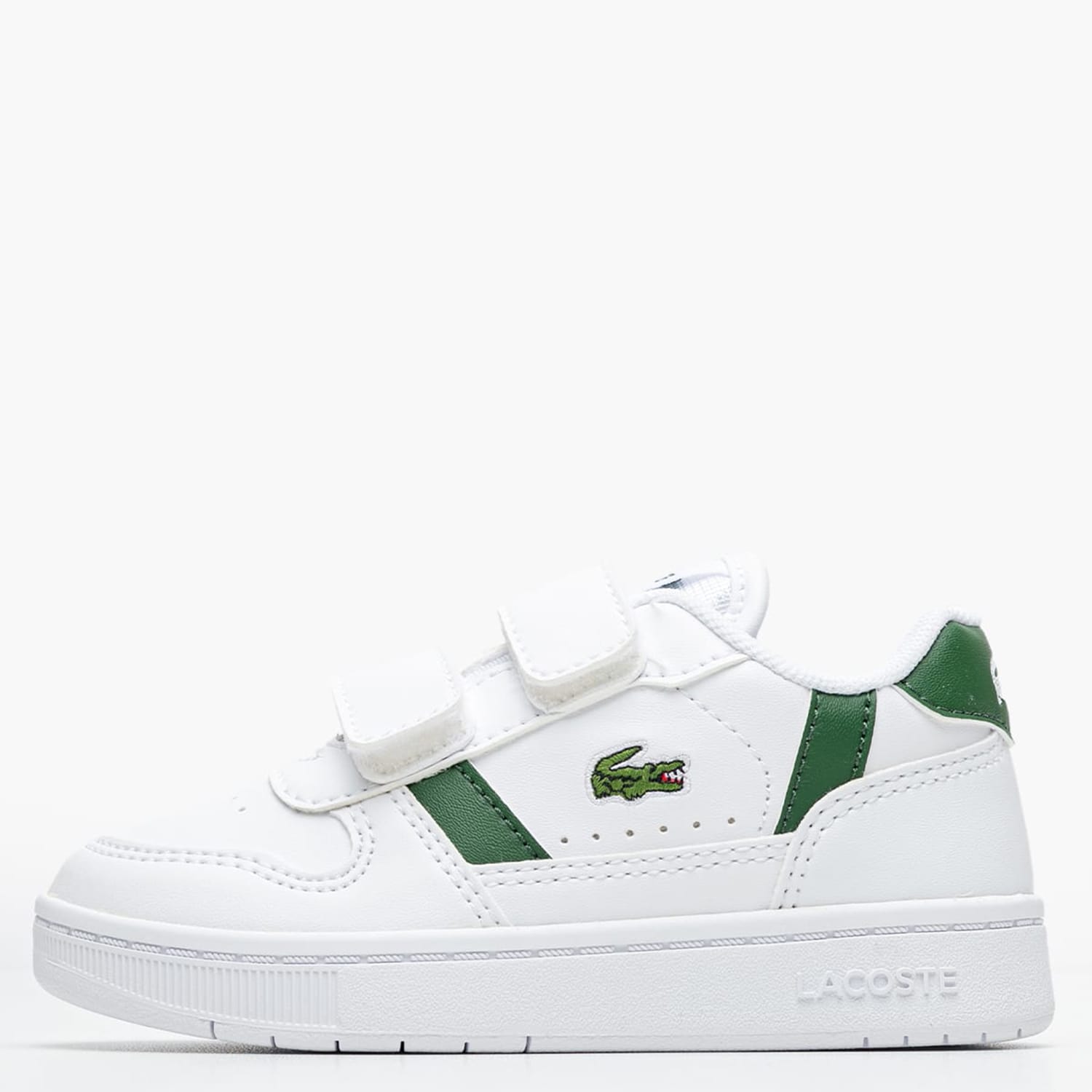 Παιδικά Παπούτσια Casual Court.Clip Άσπρο ECOleather Lacoste
