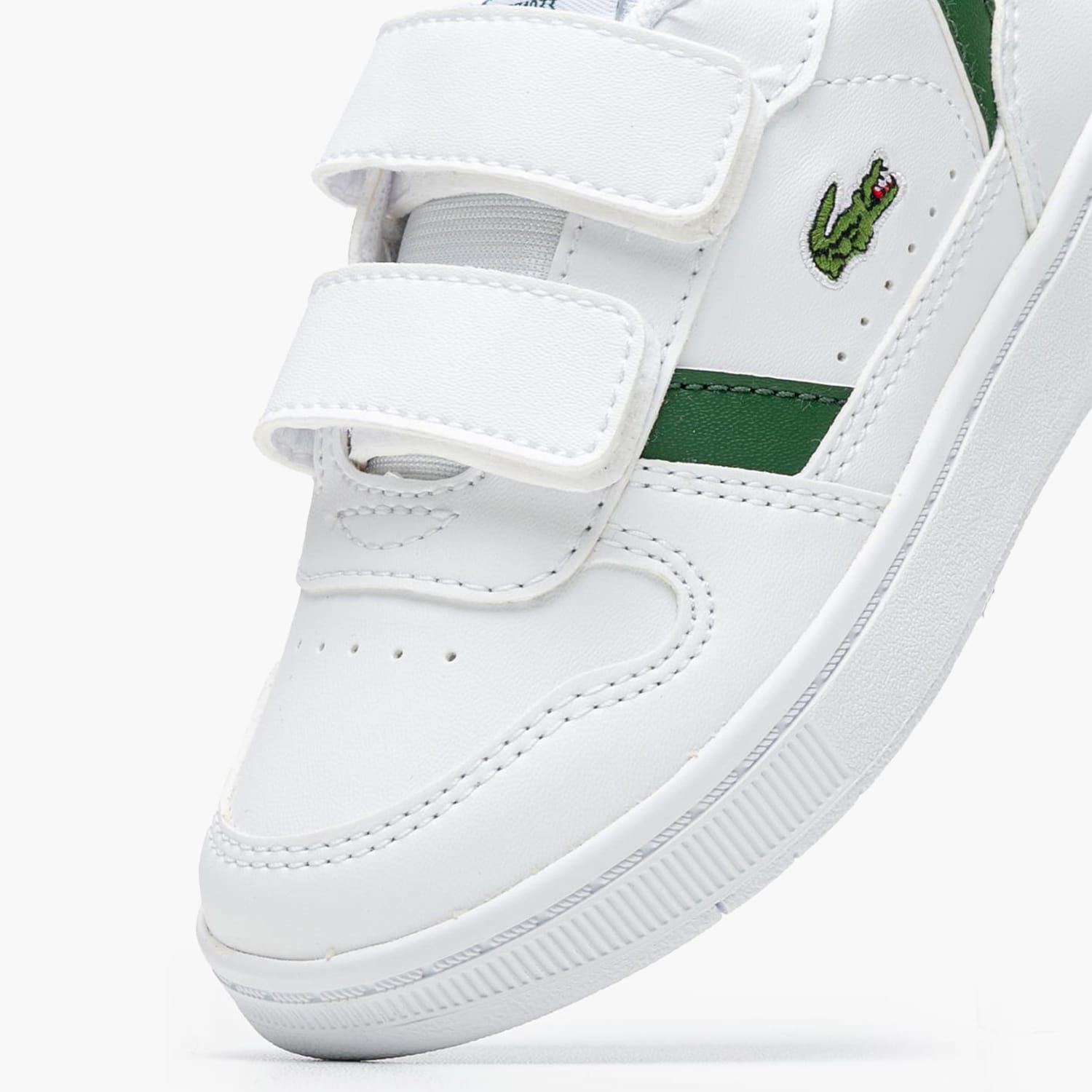 Παιδικά Παπούτσια Casual Court.Clip Άσπρο ECOleather Lacoste