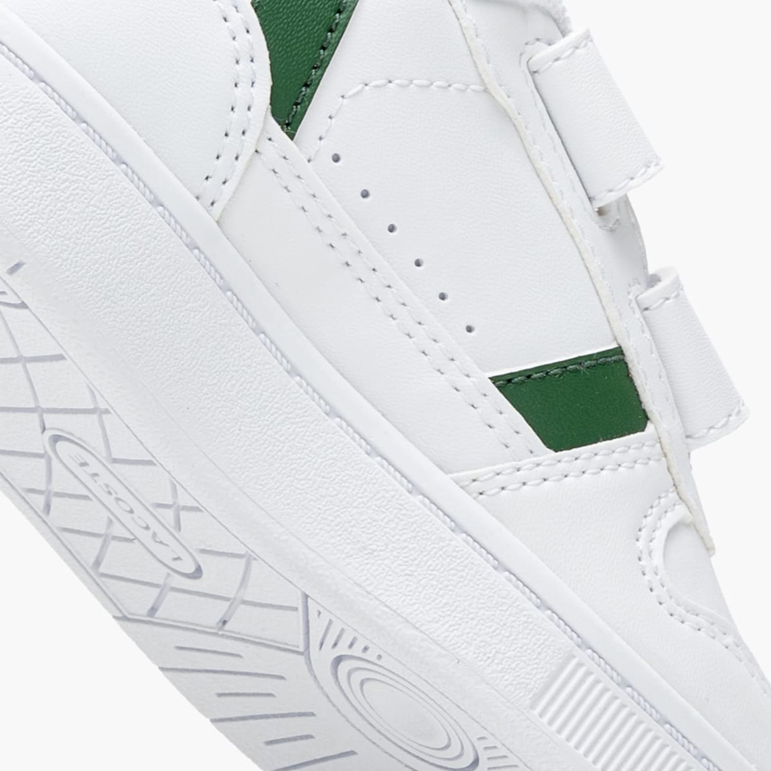 Παιδικά Παπούτσια Casual Court.Clip Άσπρο ECOleather Lacoste Παιδικά Παπούτσια Casual Court.Clip Άσπρο ECOleather Lacoste
