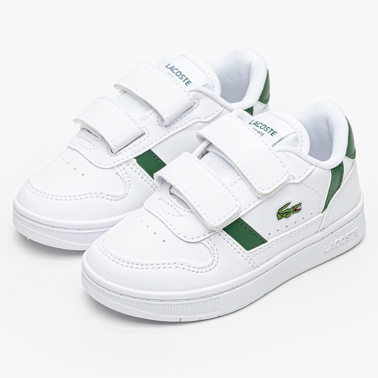 Παιδικά Παπούτσια Casual Court.Clip Άσπρο ECOleather Lacoste Παιδικά Παπούτσια Casual Court.Clip Άσπρο ECOleather Lacoste