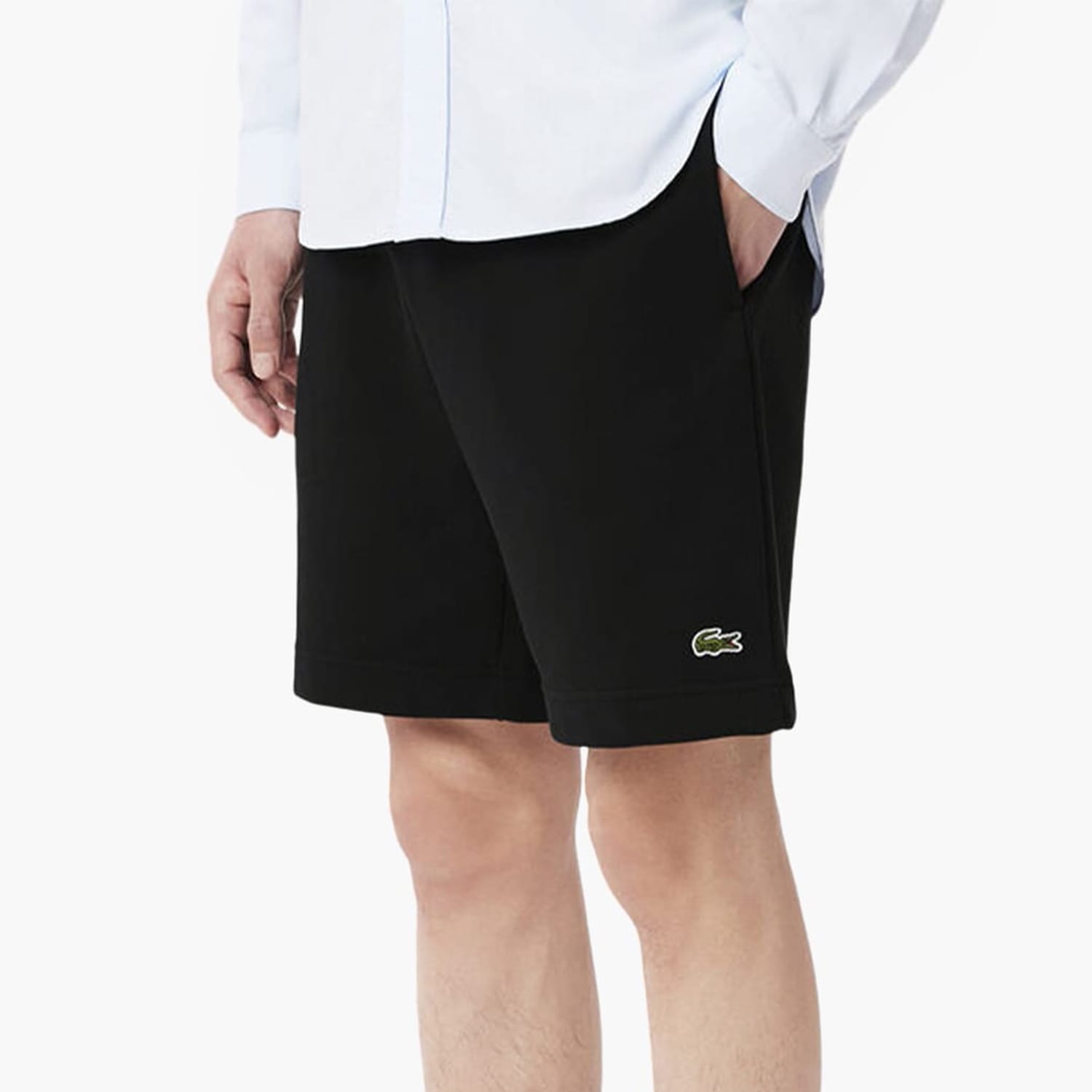 Ανδρικές Βερμούδες GH9860 Μαύρο Βαμβάκι Lacoste