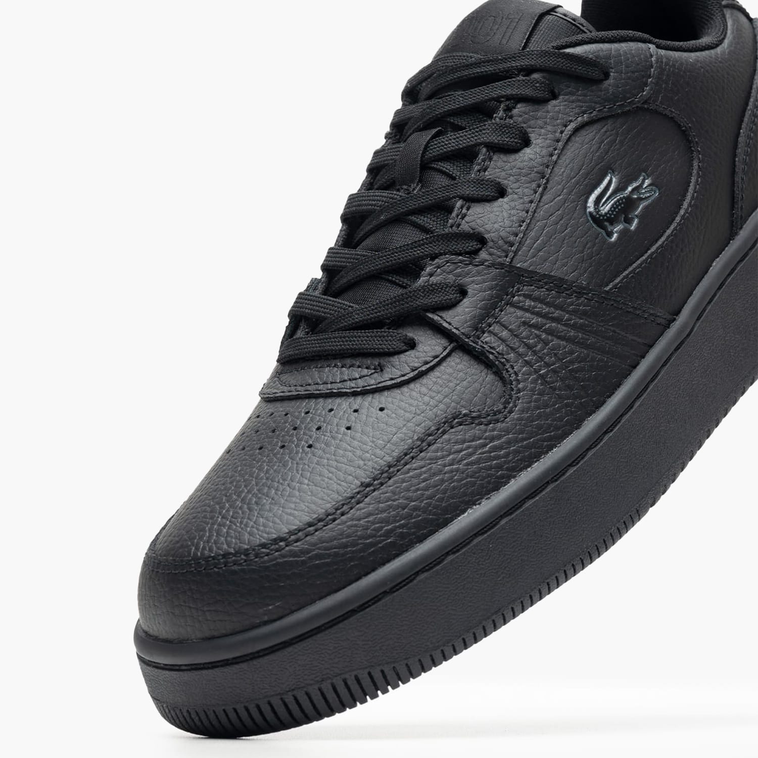 Ανδρικά Παπούτσια Casual L001.Gset Μαύρο Δέρμα Lacoste