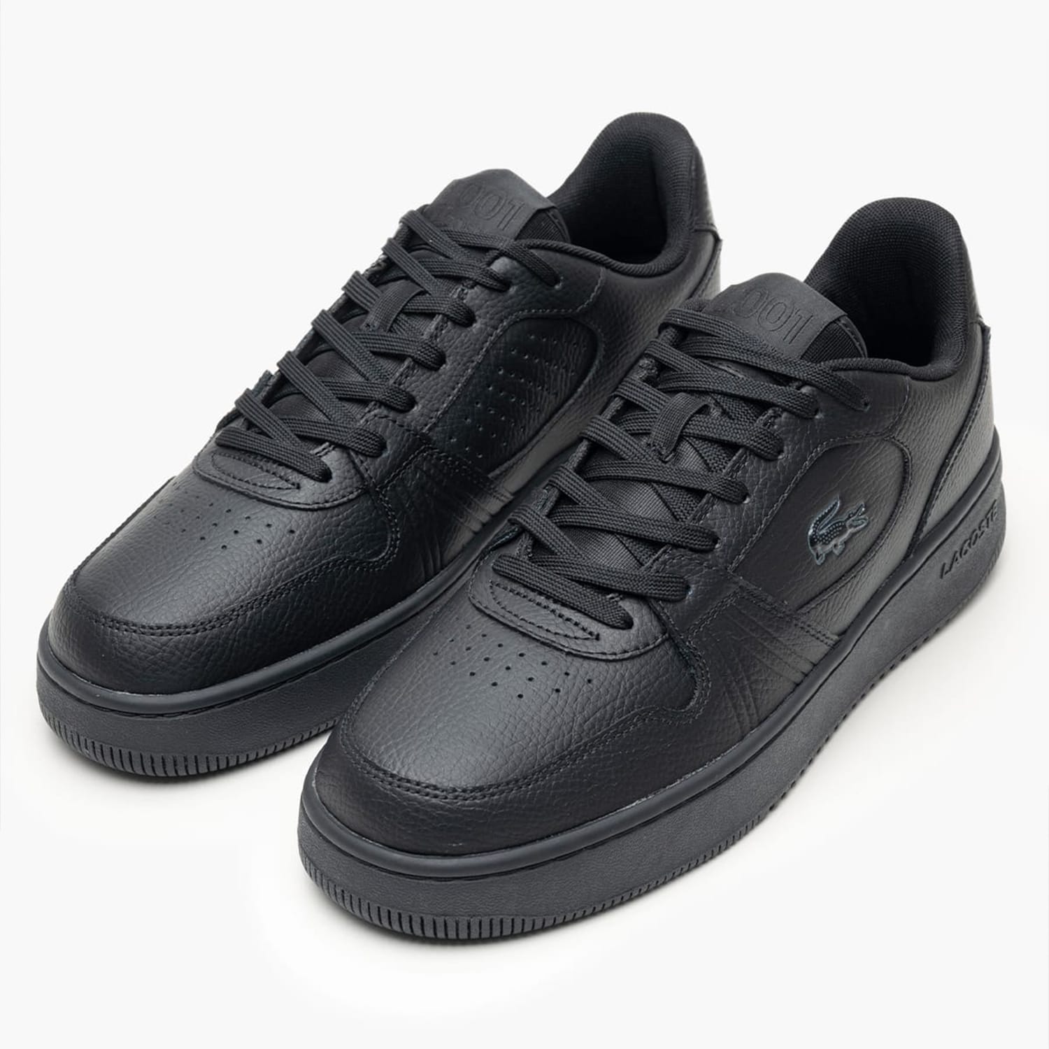 Ανδρικά Παπούτσια Casual L001.Gset Μαύρο Δέρμα Lacoste Ανδρικά Παπούτσια Casual L001.Gset Μαύρο Δέρμα Lacoste