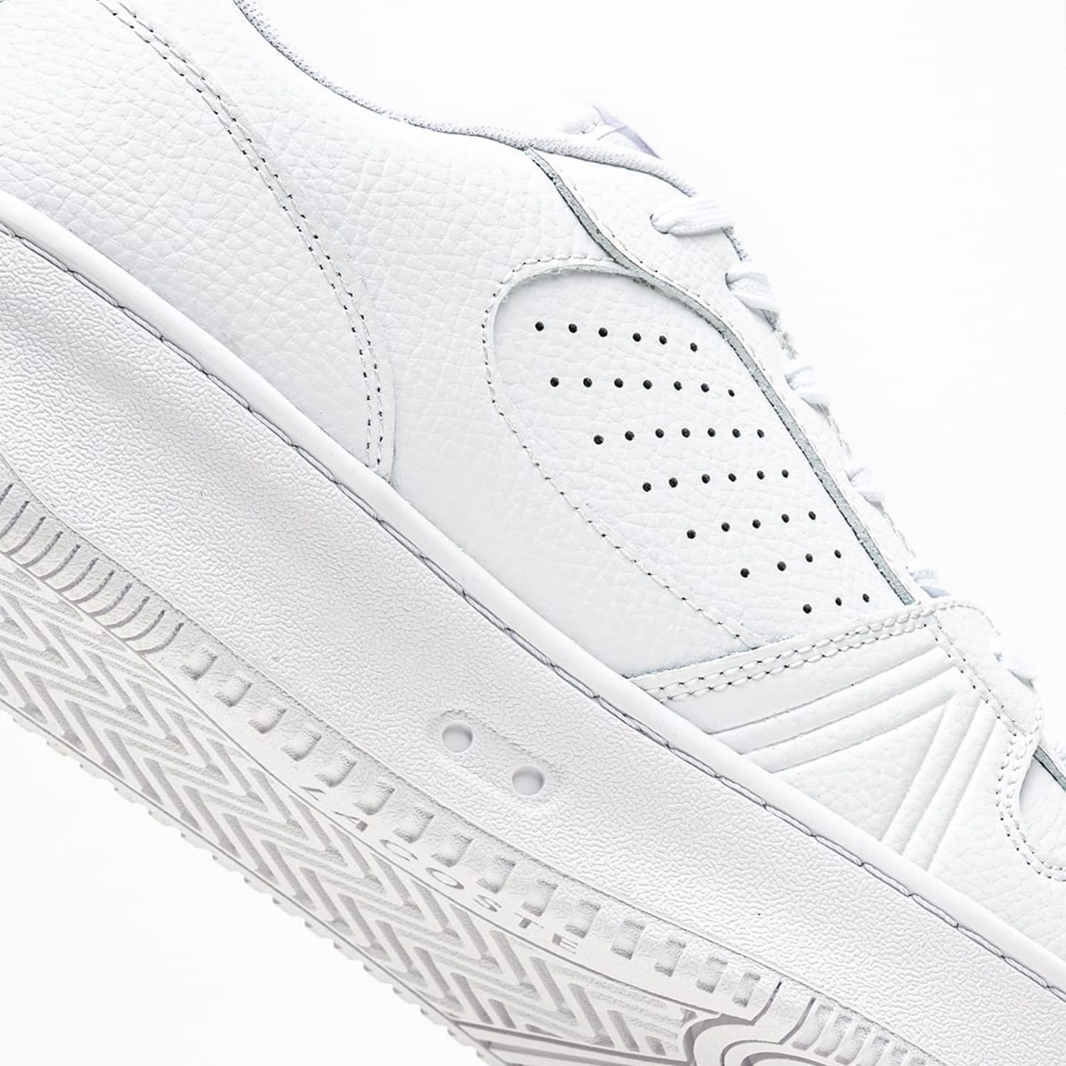 Ανδρικά Παπούτσια Casual L001.Gset Άσπρο Δέρμα Lacoste Ανδρικά Παπούτσια Casual L001.Gset Άσπρο Δέρμα Lacoste
