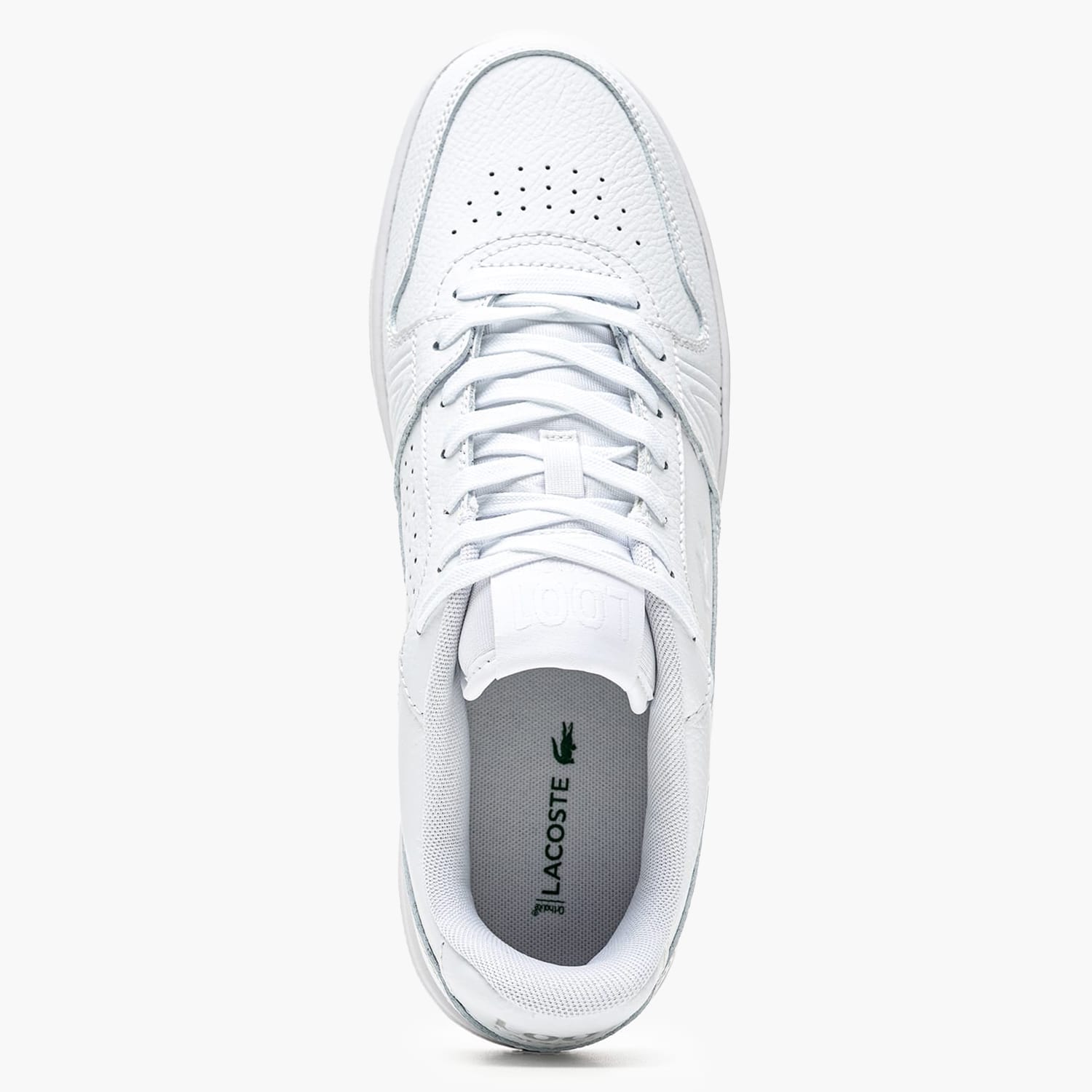 Ανδρικά Παπούτσια Casual L001.Gset Άσπρο Δέρμα Lacoste Ανδρικά Παπούτσια Casual L001.Gset Άσπρο Δέρμα Lacoste