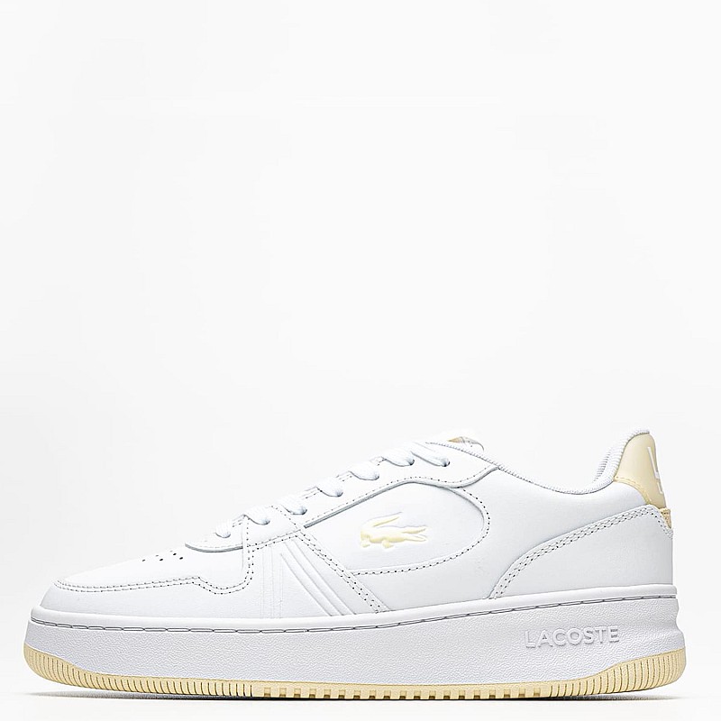 Women Casual Shoes L001.Set.W White Leather Lacoste