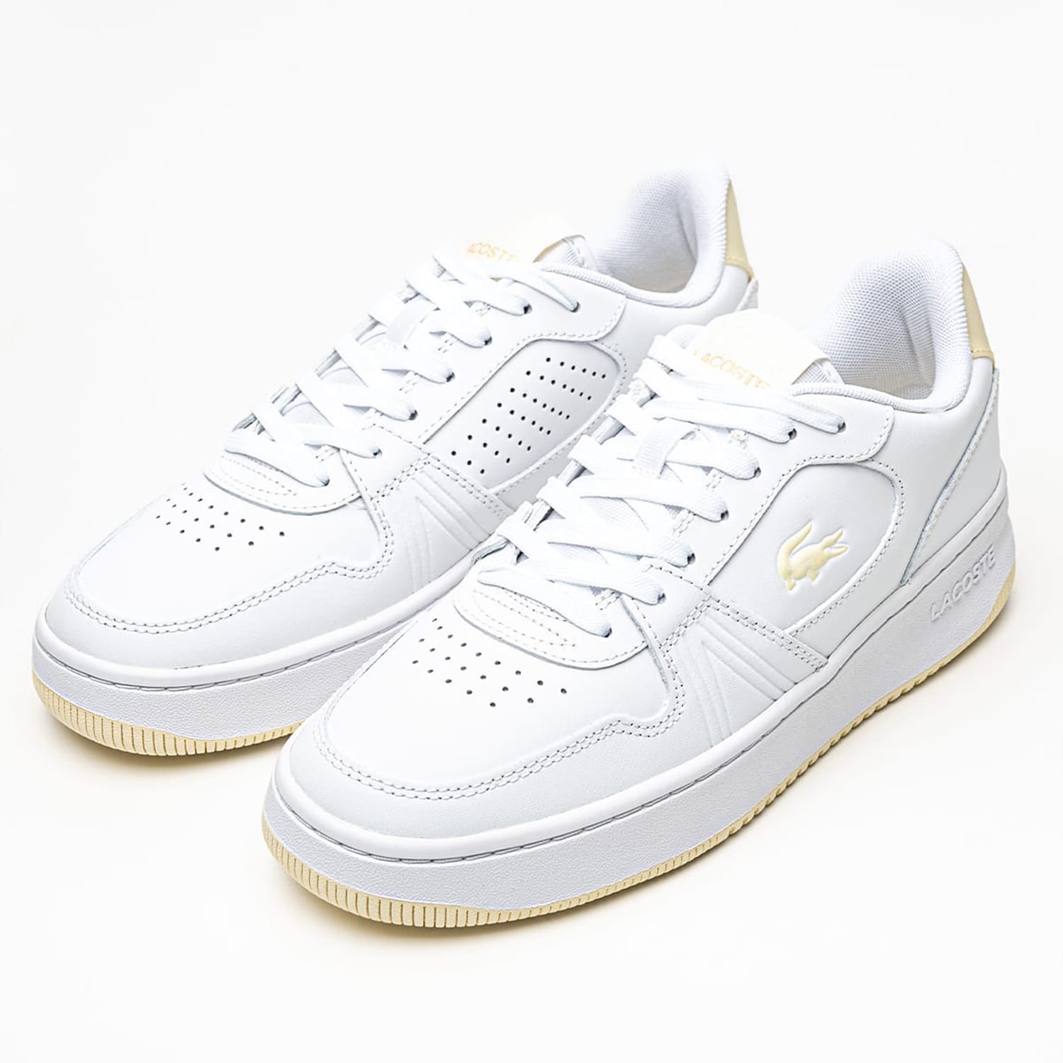 Women Casual Shoes L001.Set.W White Leather Lacoste Women Casual Shoes L001.Set.W White Leather Lacoste