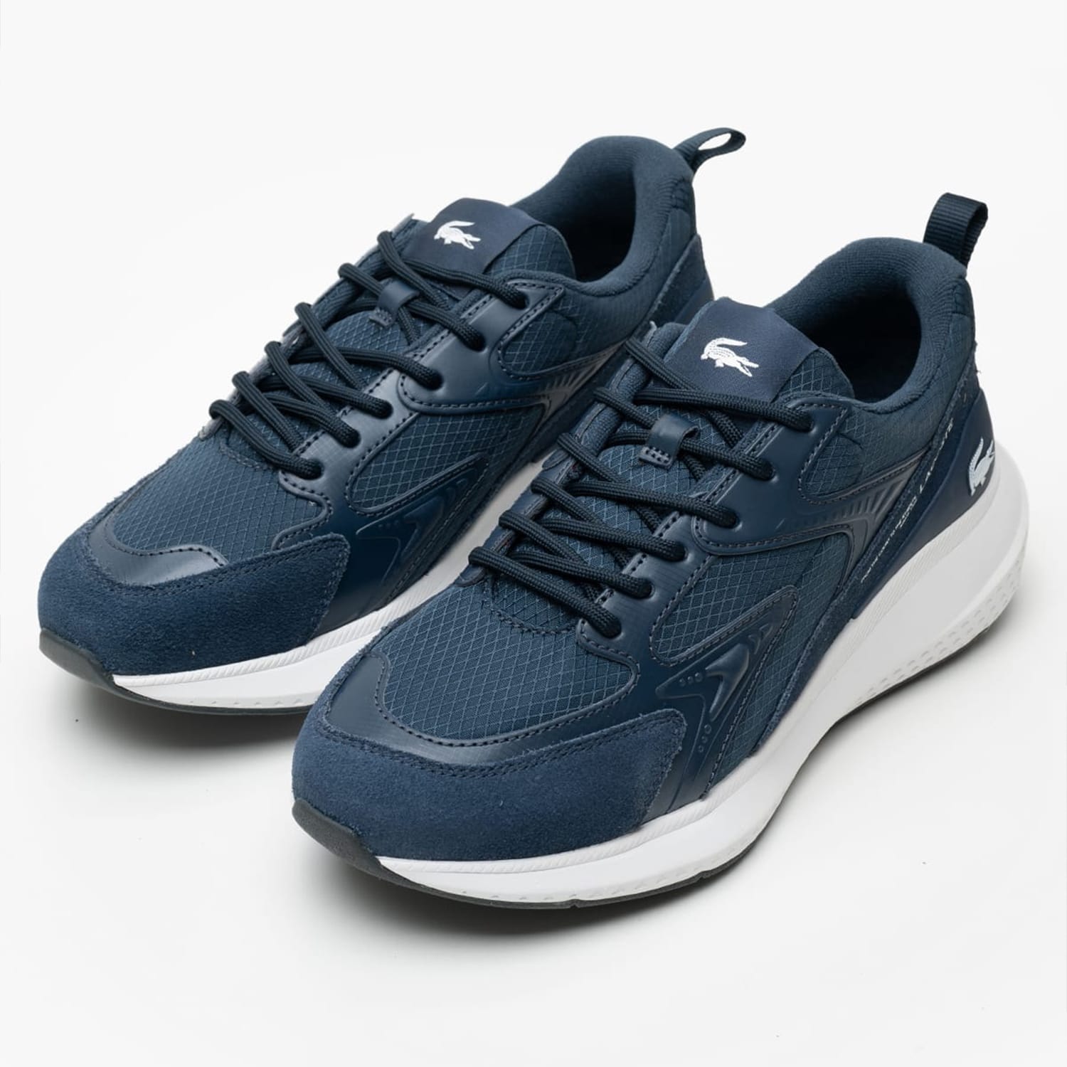 Ανδρικά Παπούτσια Casual L003.Ath Μπλε Δέρμα-Ύφασμα Lacoste Ανδρικά Παπούτσια Casual L003.Ath Μπλε Δέρμα-Ύφασμα Lacoste