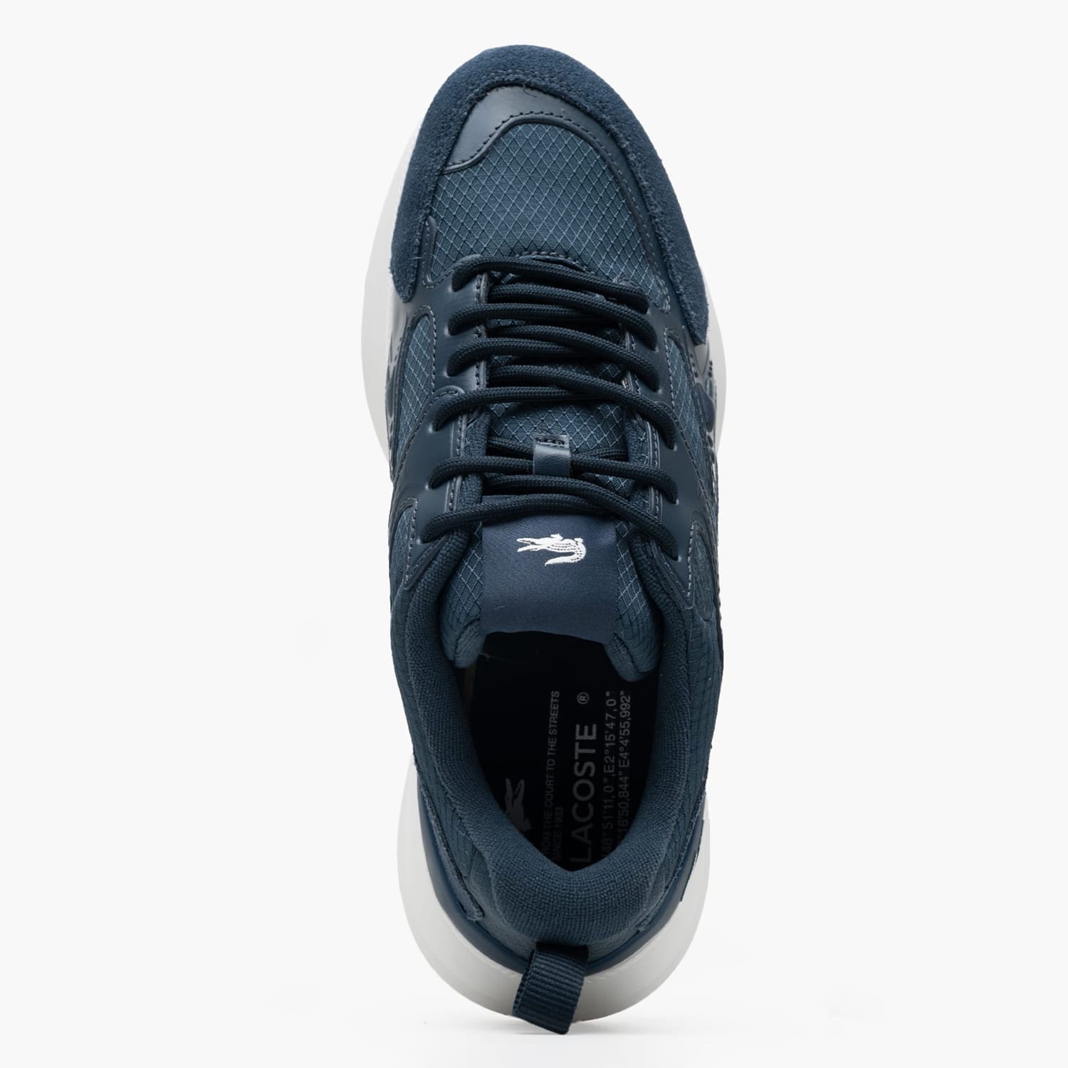 Ανδρικά Παπούτσια Casual L003.Ath Μπλε Δέρμα-Ύφασμα Lacoste Ανδρικά Παπούτσια Casual L003.Ath Μπλε Δέρμα-Ύφασμα Lacoste