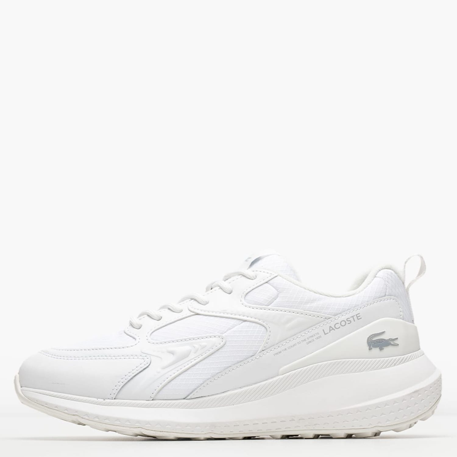 Ανδρικά Παπούτσια Casual L003.Evo.2 Άσπρο ECOleather-Ύφασμα Lacoste