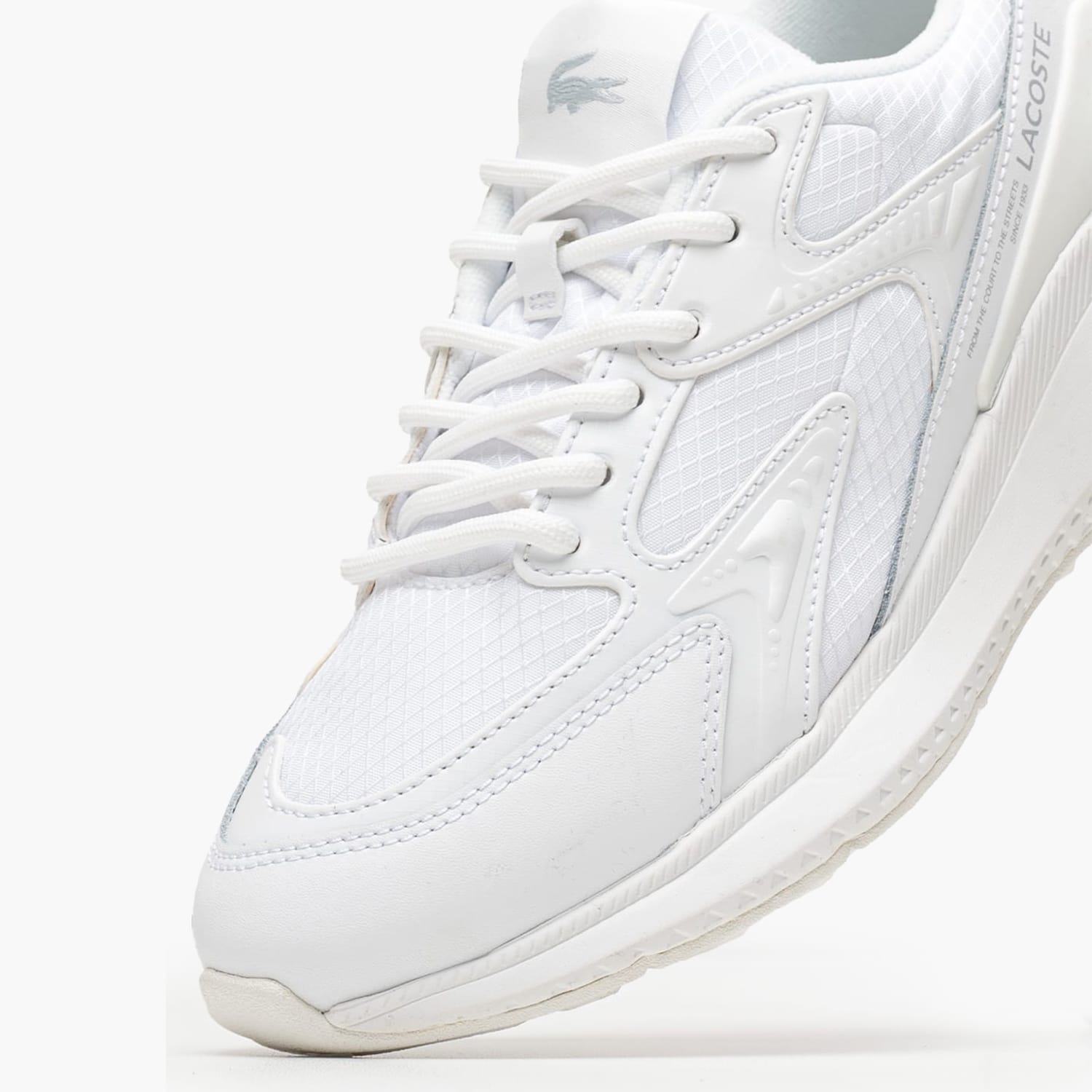 Γυναικεία Παπούτσια Casual L003.Evo125 Άσπρο ECOleather-Ύφασμα Lacoste