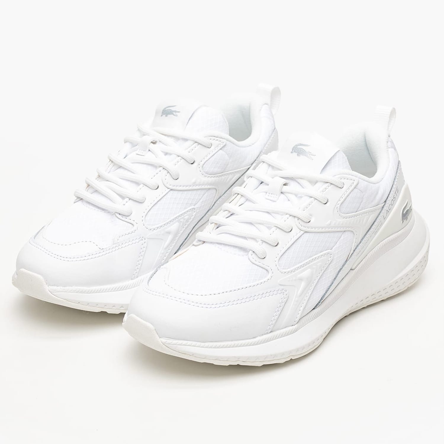Γυναικεία Παπούτσια Casual L003.Evo125 Άσπρο ECOleather-Ύφασμα Lacoste Γυναικεία Παπούτσια Casual L003.Evo125 Άσπρο ECOleather-Ύφασμα Lacoste