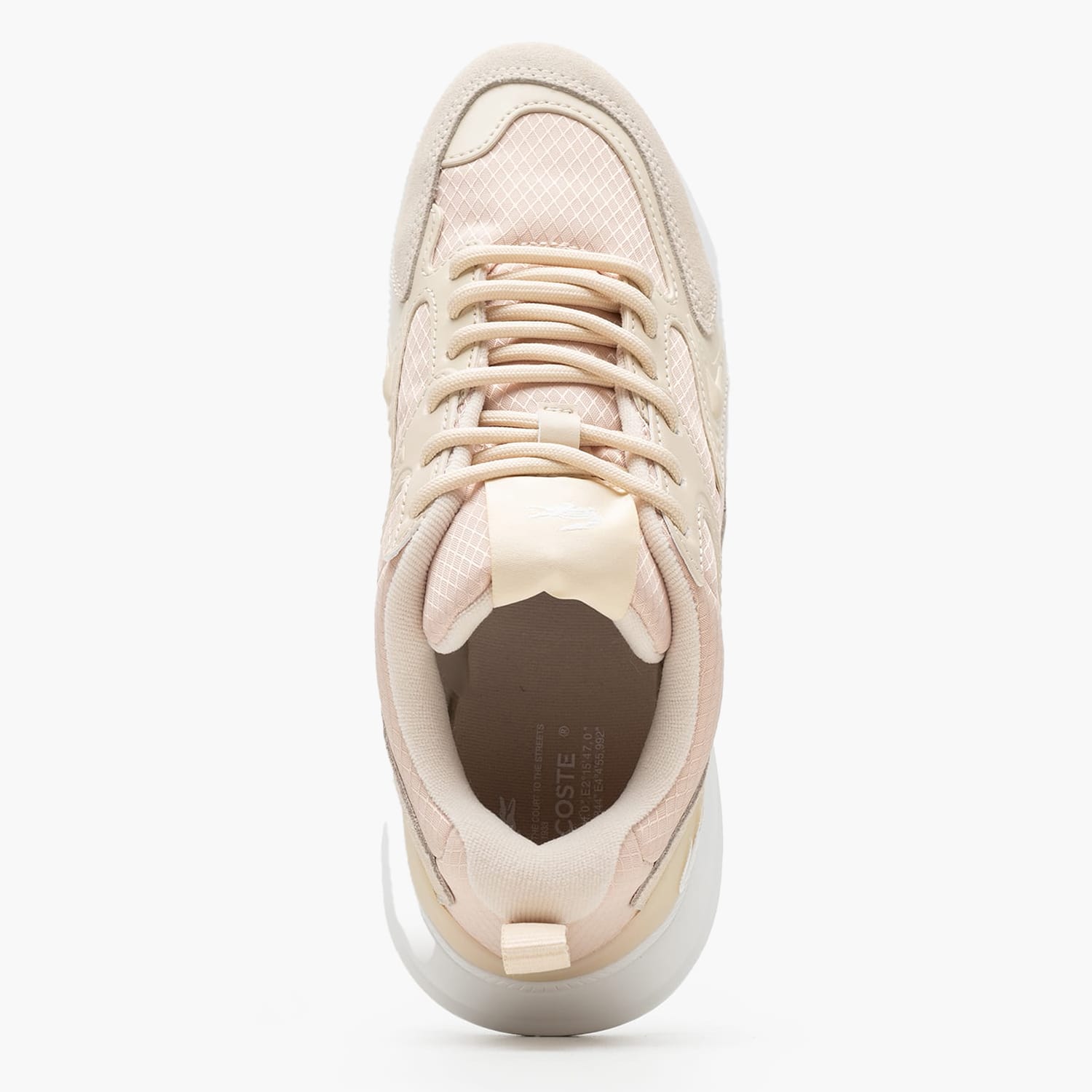 Γυναικεία Παπούτσια Casual L003.Evo1 Μπεζ ECOleather-Ύφασμα Lacoste Γυναικεία Παπούτσια Casual L003.Evo1 Μπεζ ECOleather-Ύφασμα Lacoste