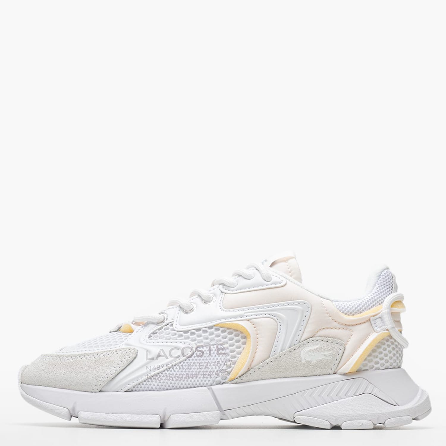 Γυναικεία Παπούτσια Casual L003.Neo125 Άσπρο ECOleather-Ύφασμα Lacoste