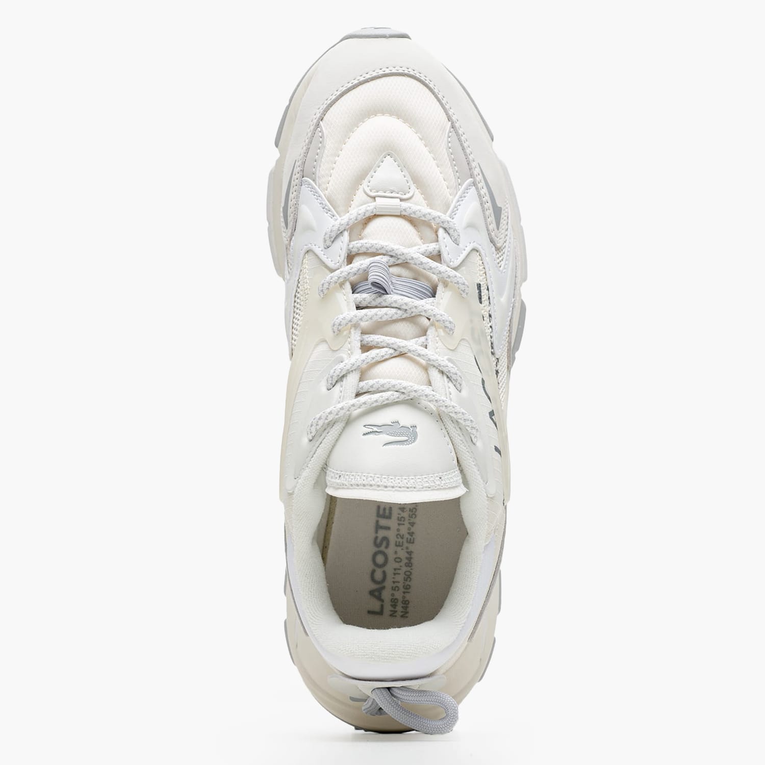 Ανδρικά Παπούτσια Casual L003.Tech Άσπρο Δέρμα-Ύφασμα Lacoste Ανδρικά Παπούτσια Casual L003.Tech Άσπρο Δέρμα-Ύφασμα Lacoste