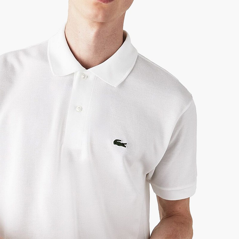 Ανδρικές Μπλούζες L1212 Άσπρο Βαμβάκι Lacoste