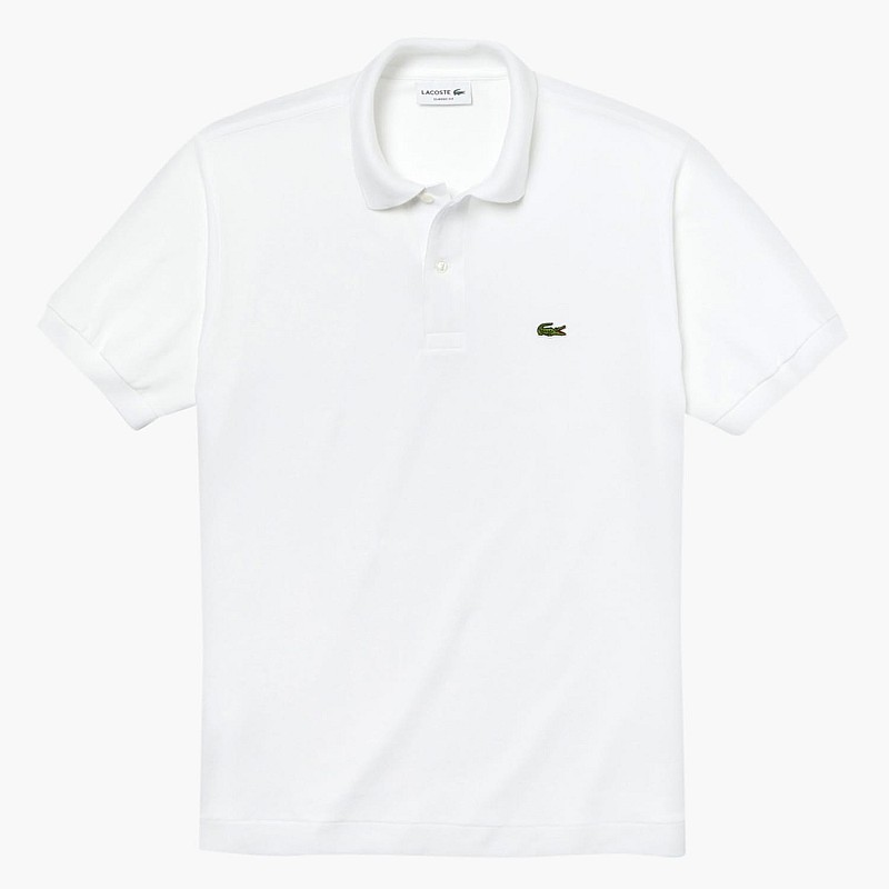 Ανδρικές Μπλούζες L1212 Άσπρο Βαμβάκι Lacoste