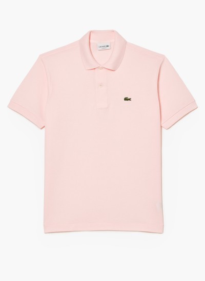 Ανδρικές Μπλούζες TH2508 Μαύρο Βαμβάκι Lacoste