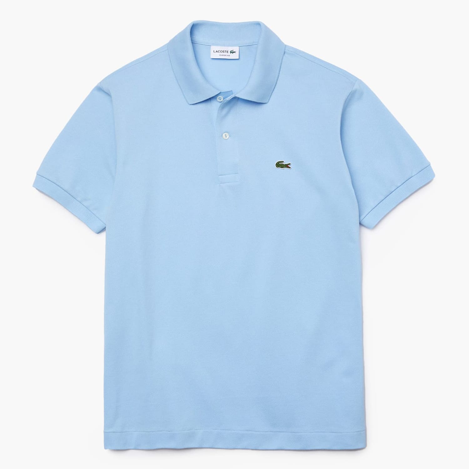 Ανδρικές Μπλούζες L1212 Μπλέ Ανοιχτό Βαμβάκι Lacoste