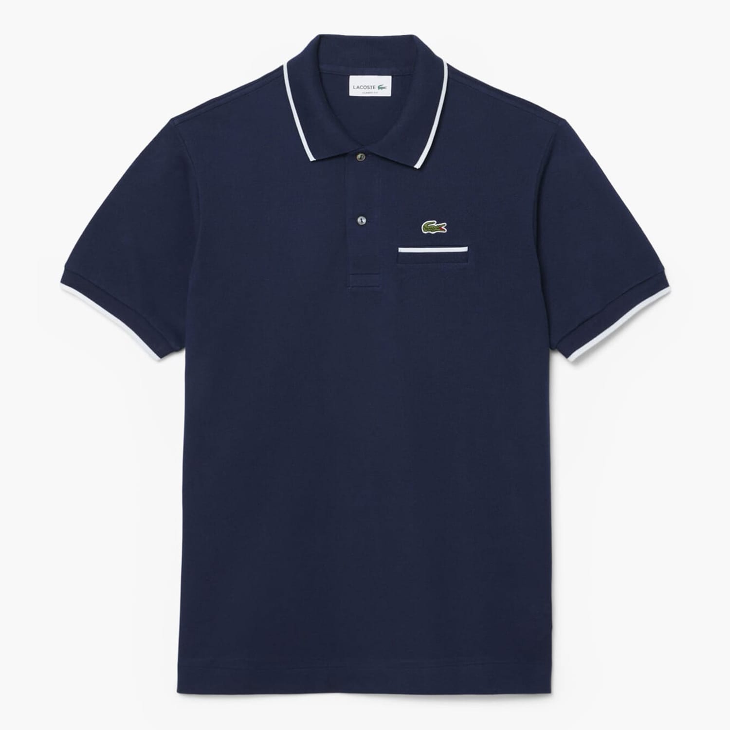 Ανδρικές Μπλούζες PH9838 Σκούρο Μπλε Βαμβάκι Lacoste
