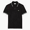 Ανδρικές Μπλούζες PH9875 Μαύρο Βαμβάκι Lacoste Ανδρικές Μπλούζες PH9875 Μαύρο Βαμβάκι Lacoste