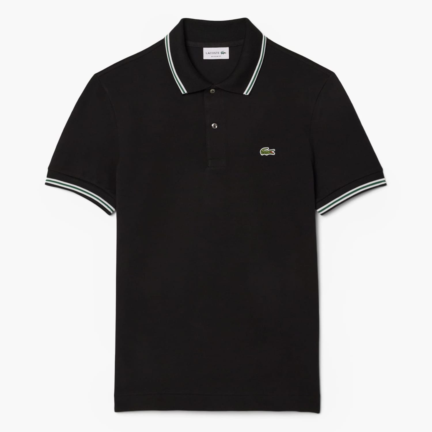 Ανδρικές Μπλούζες PH9875 Μαύρο Βαμβάκι Lacoste