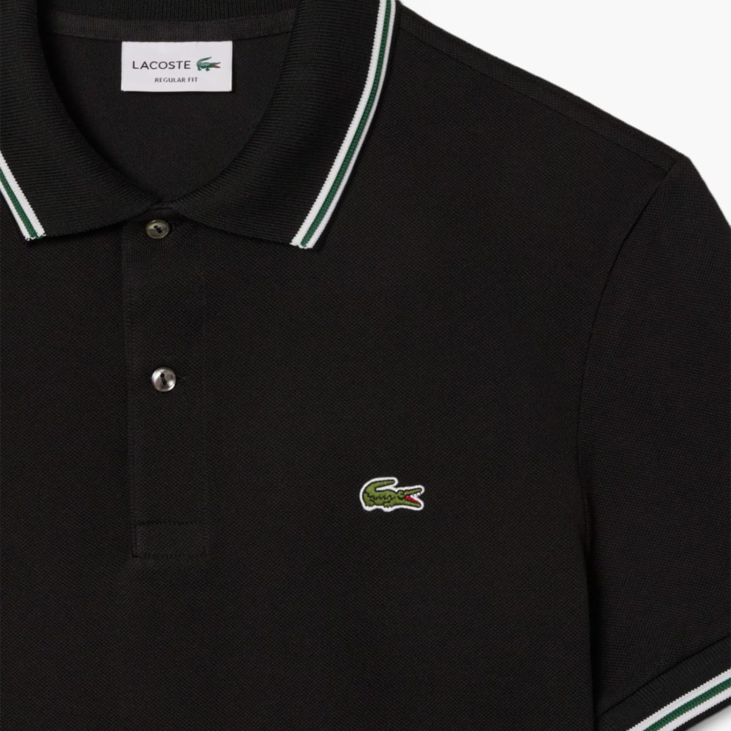 Ανδρικές Μπλούζες PH9875 Μαύρο Βαμβάκι Lacoste Ανδρικές Μπλούζες PH9875 Μαύρο Βαμβάκι Lacoste
