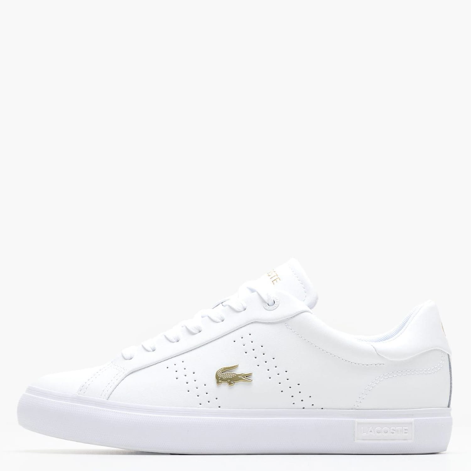 Γυναικεία Παπούτσια Casual Power.Court Άσπρο Δέρμα Lacoste