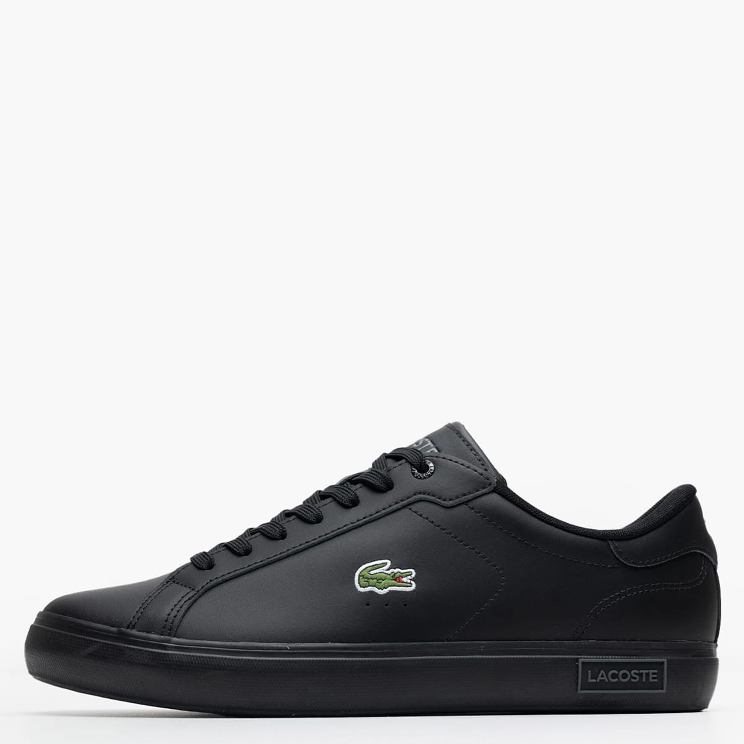 Ανδρικά Παπούτσια Casual Powercourt.125 Μαύρο Δέρμα Lacoste