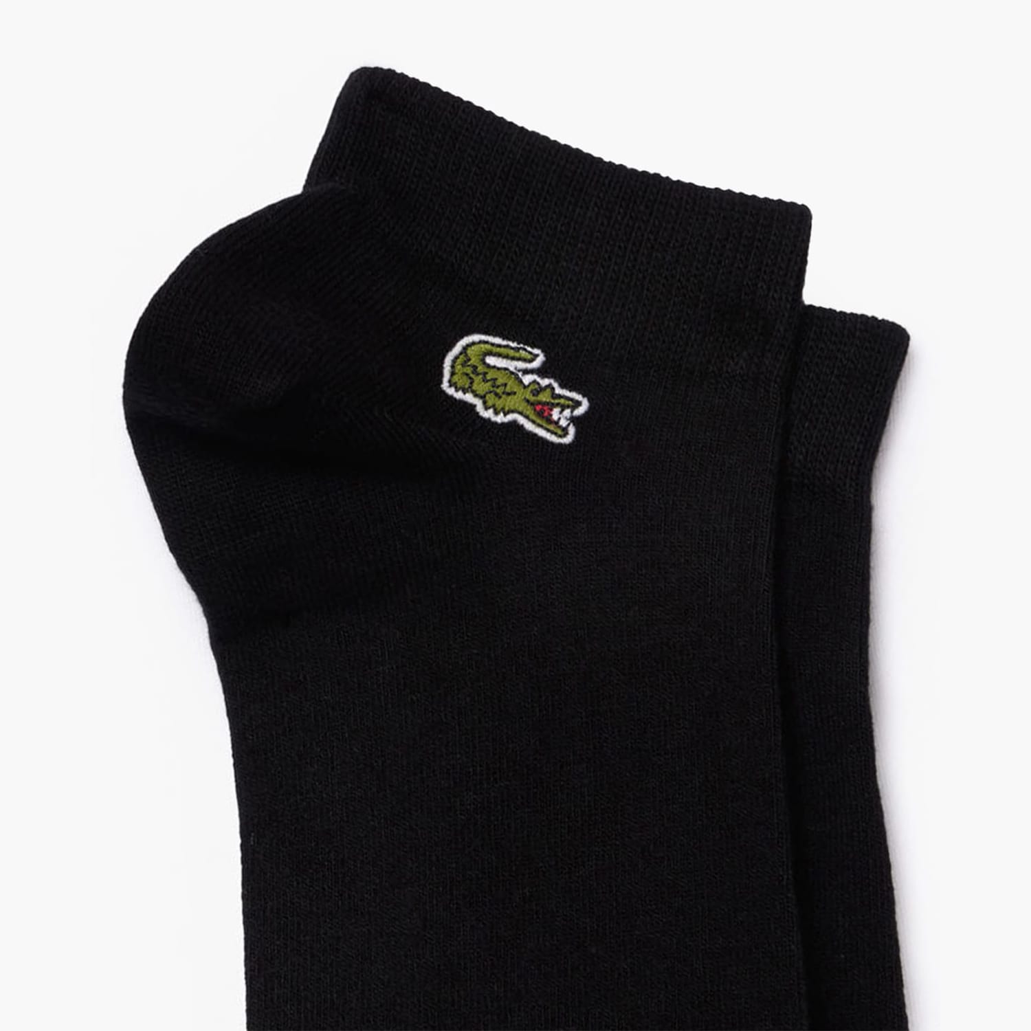 Ανδρικές Κάλτσες RA2917.3Pack Μαύρο Βαμβάκι Lacoste