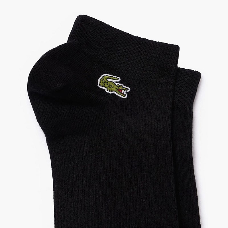 Ανδρικές Κάλτσες RA2917.3Pack Μαύρο Βαμβάκι Lacoste