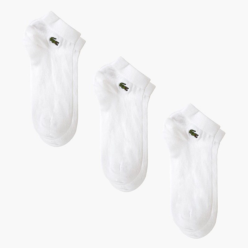 Ανδρικές Κάλτσες RA2917.3Pack Άσπρο Βαμβάκι Lacoste