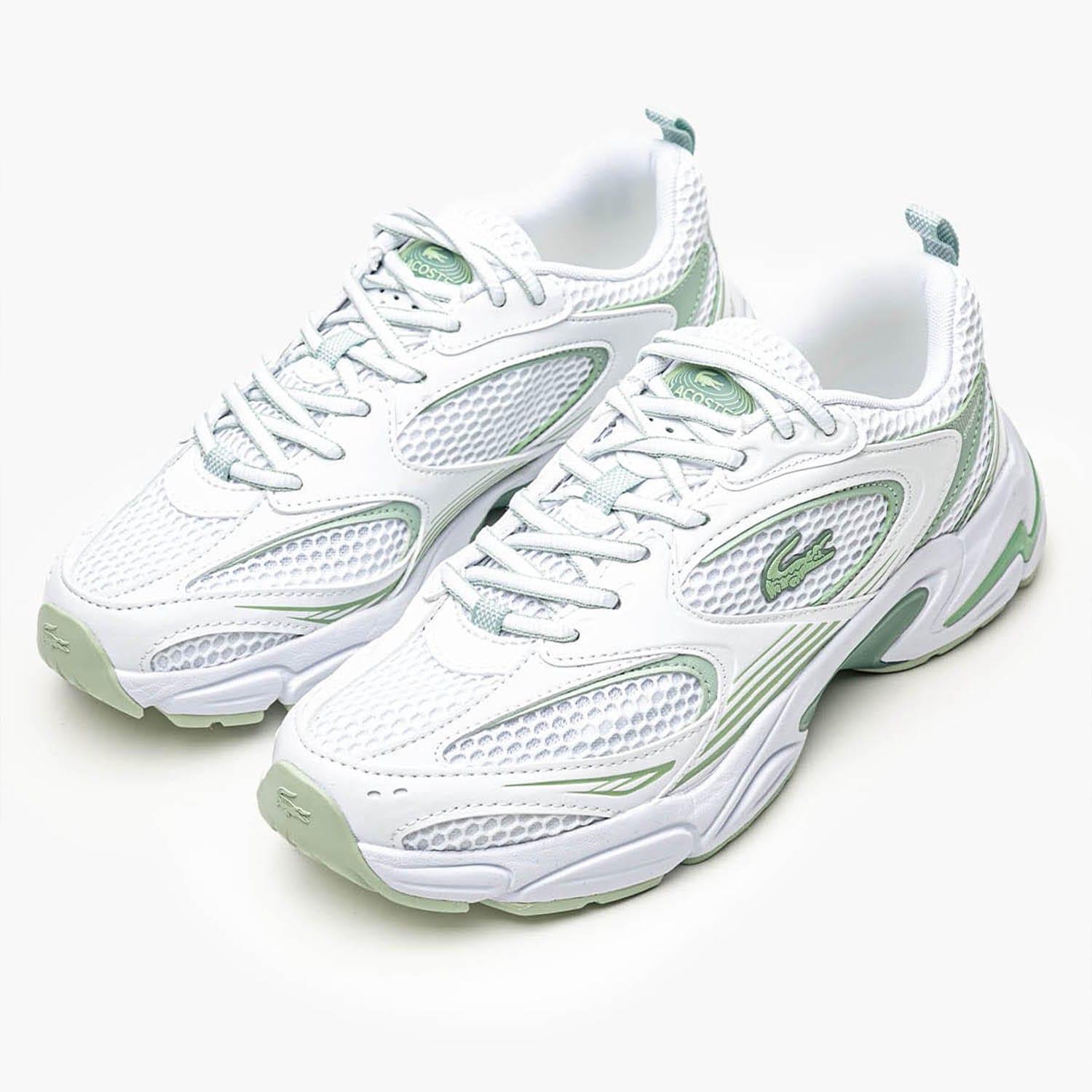 Γυναικεία Παπούτσια Casual Storm.96.B Άσπρο ECOleather-Ύφασμα Lacoste Γυναικεία Παπούτσια Casual Storm.96.B Άσπρο ECOleather-Ύφασμα Lacoste