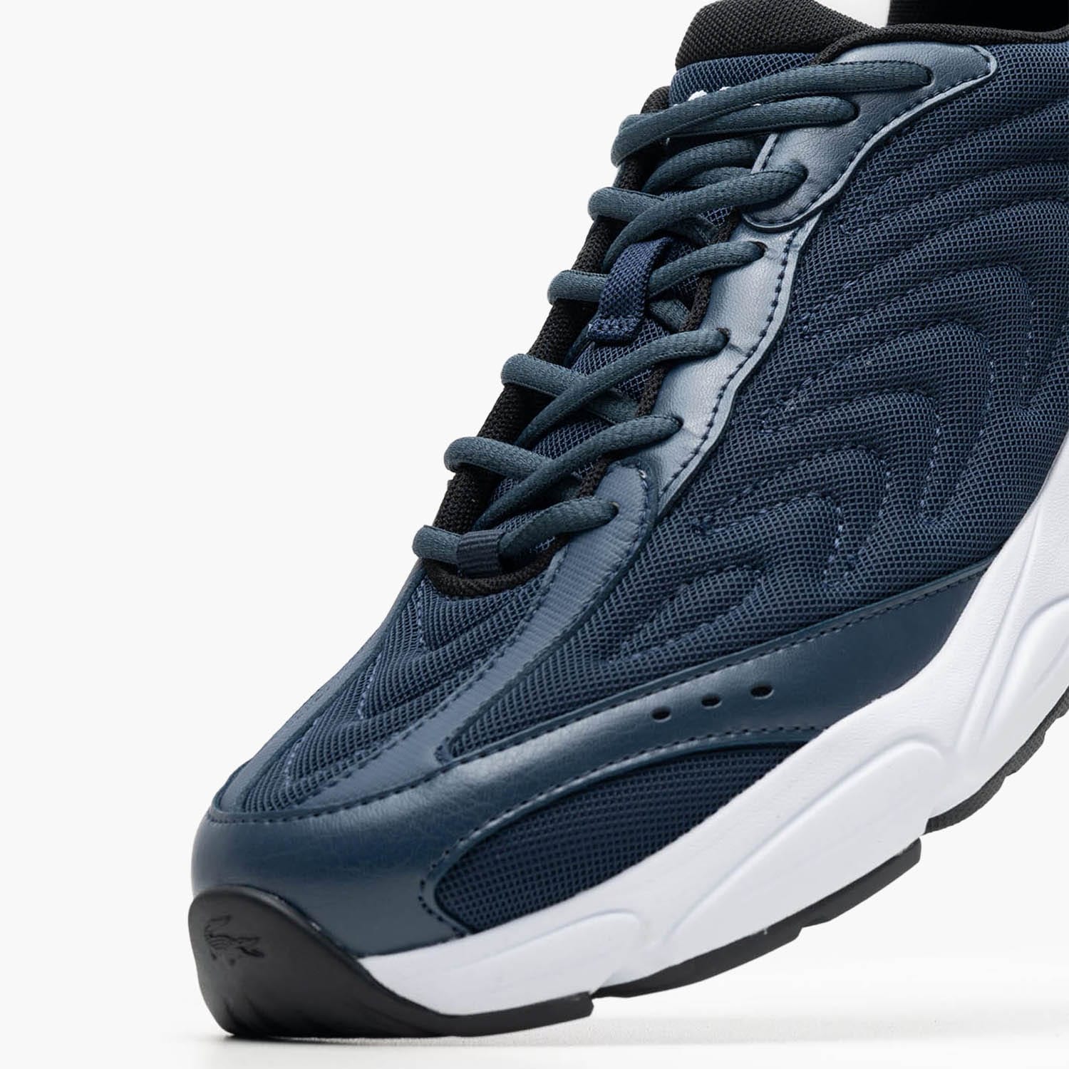 Men Casual Shoes Storm2.96 Blue ECOleather-Fabric Lacoste