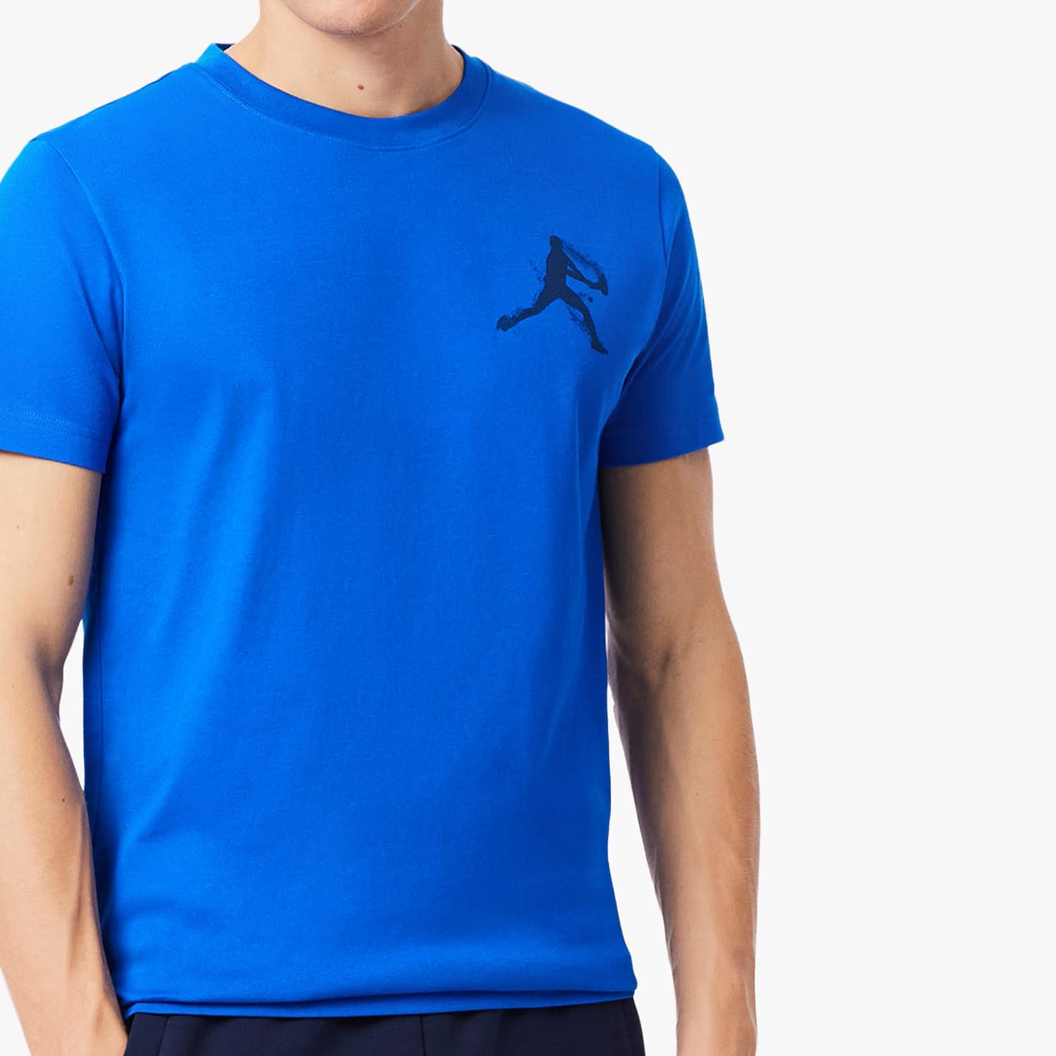 Men T-Shirts TH1044.Set Blue Cotton Lacoste