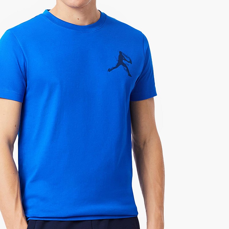 Ανδρικές Μπλούζες TH1044.Set Μπλε Βαμβάκι Lacoste