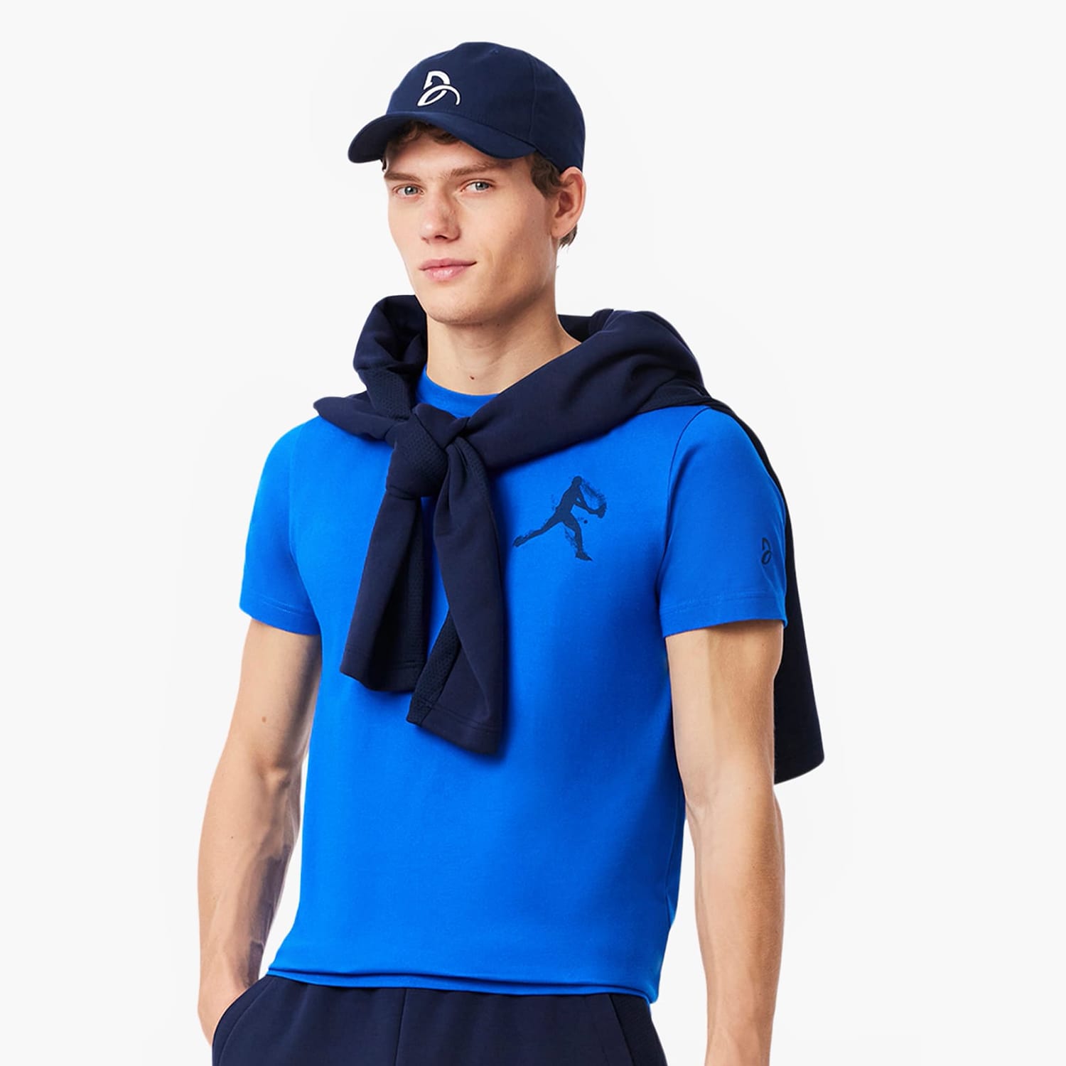 Ανδρικές Μπλούζες TH1044.Set Μπλε Βαμβάκι Lacoste Ανδρικές Μπλούζες TH1044.Set Μπλε Βαμβάκι Lacoste