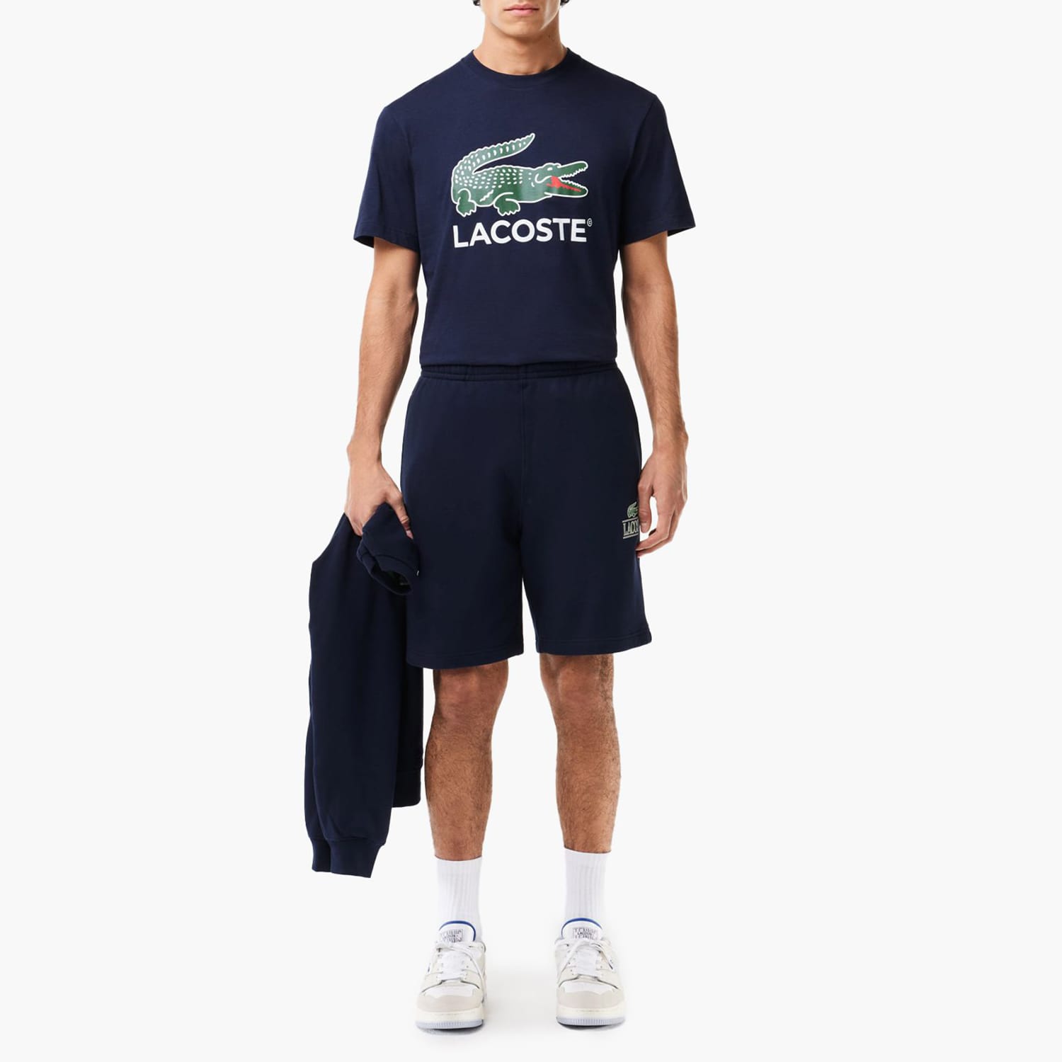 Ανδρικές Μπλούζες TH1285 Σκούρο Μπλε Βαμβάκι Lacoste Ανδρικές Μπλούζες TH1285 Σκούρο Μπλε Βαμβάκι Lacoste