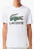 Men T-Shirts TH1285 White Cotton Lacoste